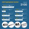 LED балка дальнего света, 240 Ватт, серия 3100