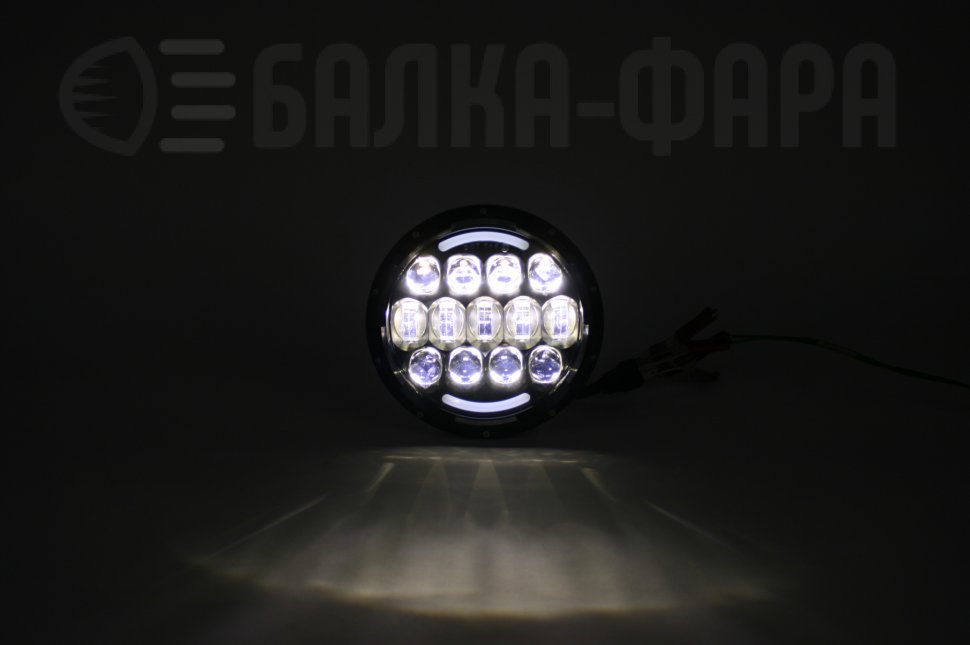 Светодиодная фарa  110 Ватт, на Ниву, УАЗ, Jeep Wrangler