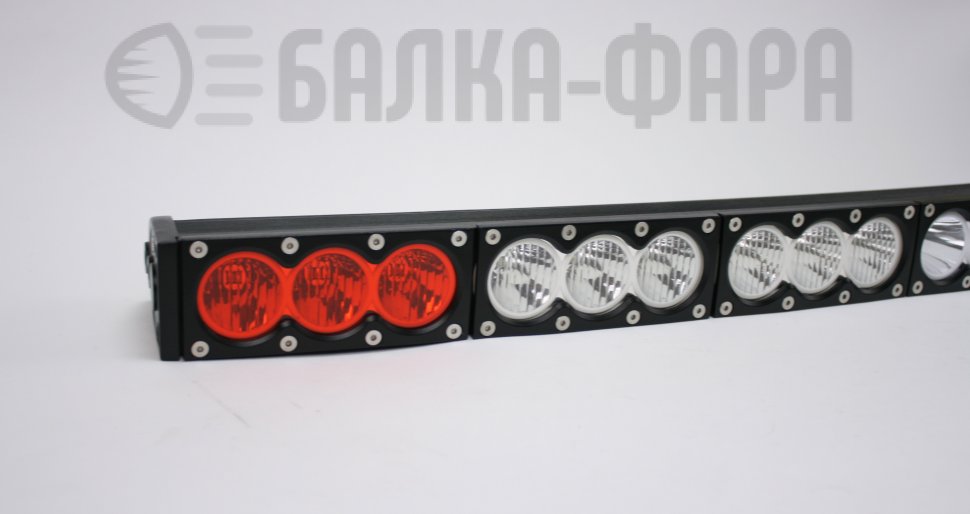 Изогнутая противотуманная LED-балка, 300 Ватт, серия F1 X