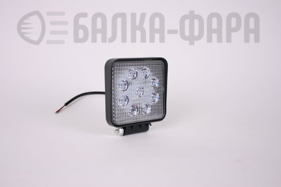 LED фара 1007 на 27 Ватт SLIM, дальний свет