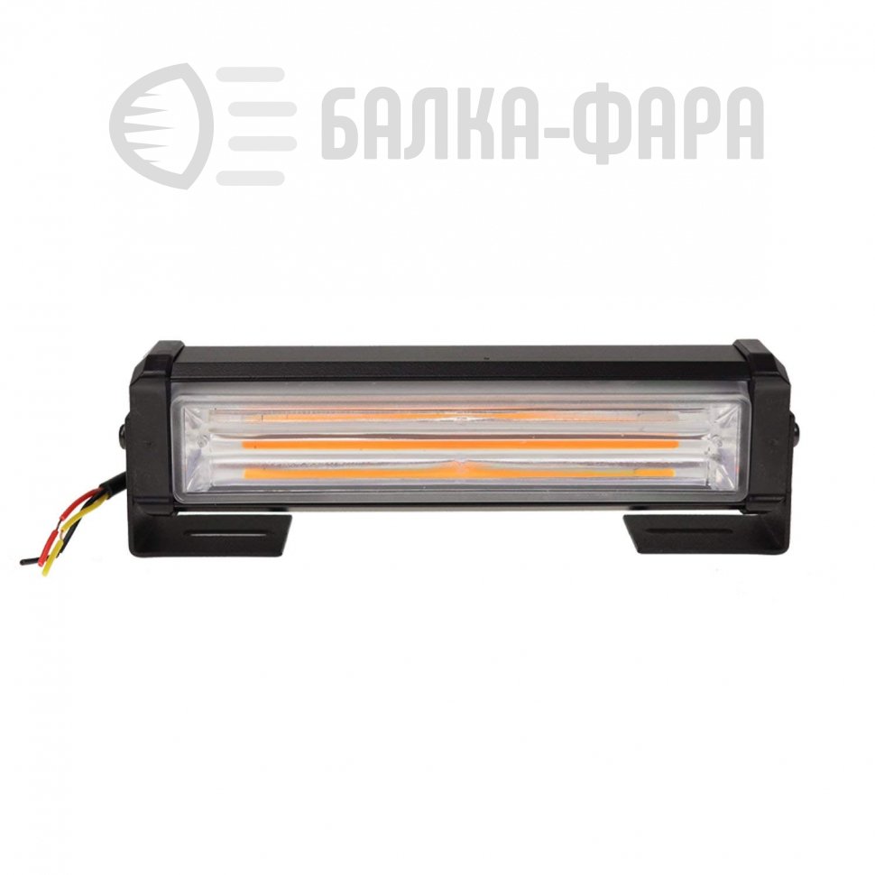 Фара проблесковая  20W 12-24V желтая